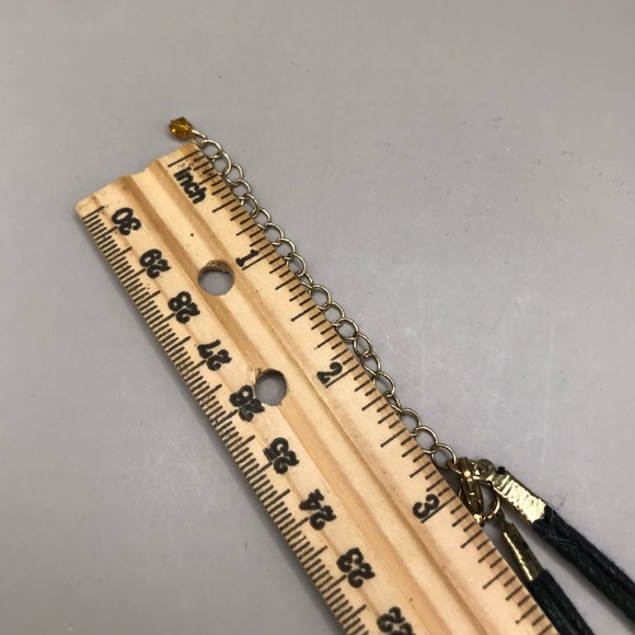 Red Glass Pendant & Acrylic Bead Necklace - Picture 7 of 8